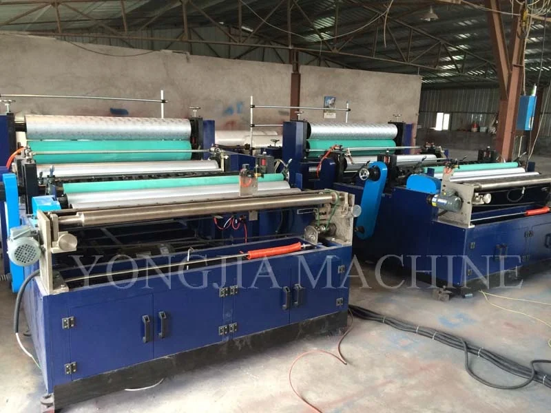 Manufacturer price rewinding perforating machine automatic toilet tissue paper rolling making machine