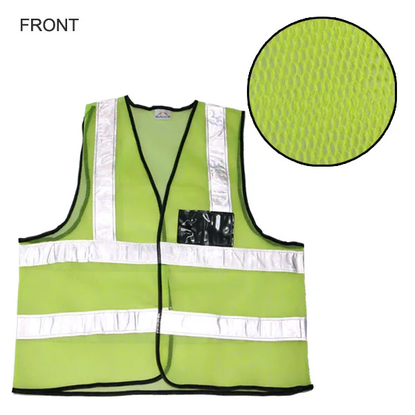 R121-ZP  Customized Logo Safety Warning Hivi Vest Highly Visibility Reflective Tape Warning Kacket Outdoor Construction