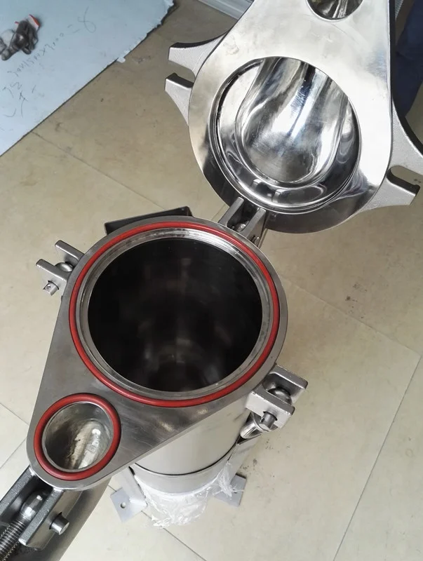 Factory price high quality high pressure stainless steel bag strainer  housing sus304 bag filter