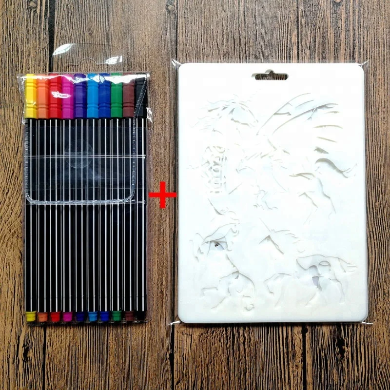 New style bird Shape Plastic Drawing Stencils/DIY Drawing and Education Animals Stencils