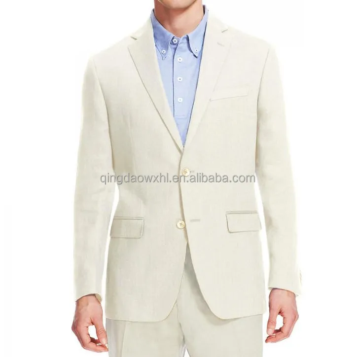 
The special carbon fiber suit and common wool cottom linen materials men suit 