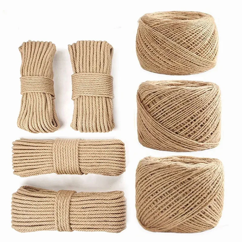 1mm - 20mm Natural 100% Hemp Rope ,Hemp Cord ,Decoration Jute Rope