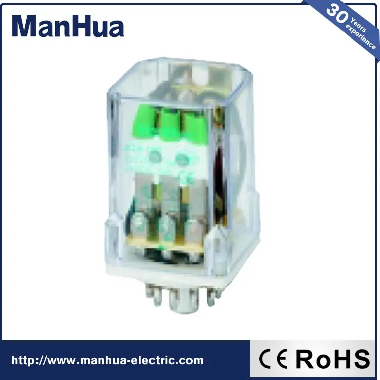 250VAC / 28VDC DPDT и 3PDT конфигурации эстафета общего назначения