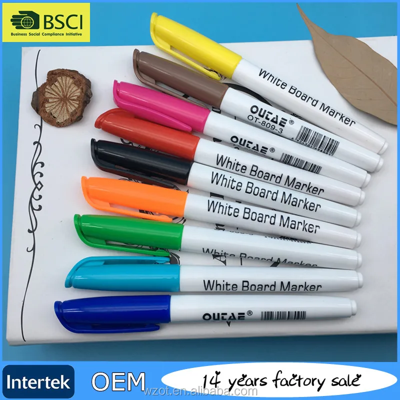 
OUTAE 10 Colors Whiteboard marker for school staionery White Board Marker Pen OT-809-3 