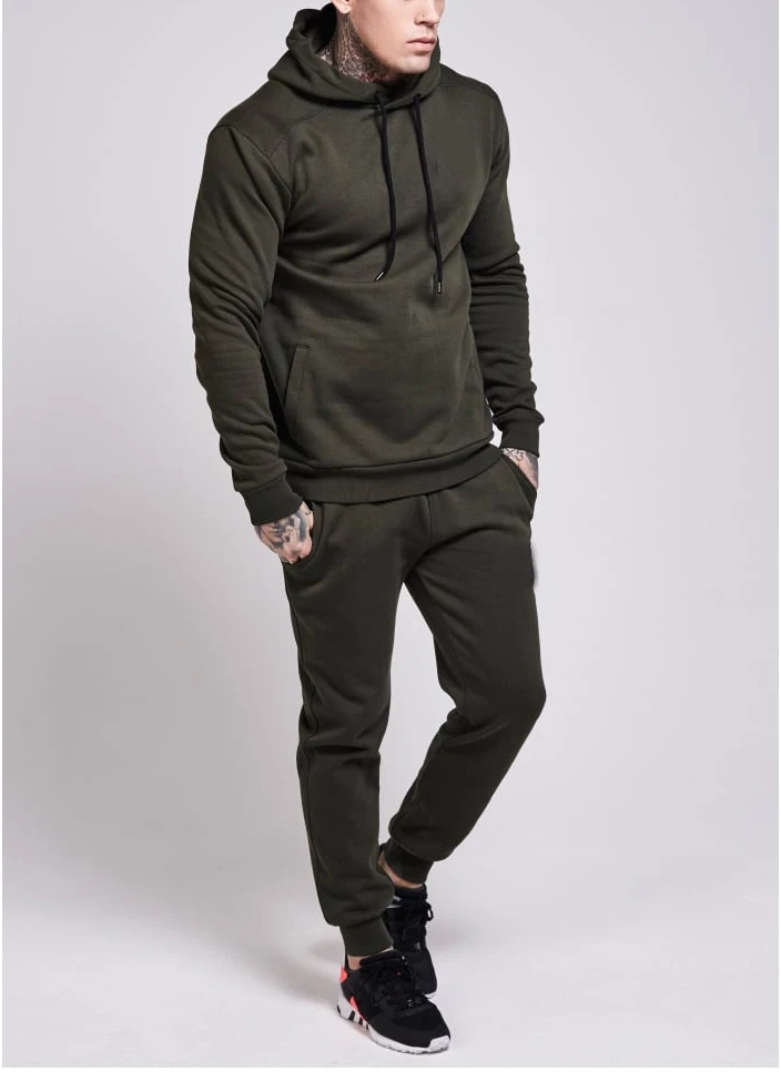 New design mens sportswear gym running clothing plain jogger suits fitted blank tracksuits