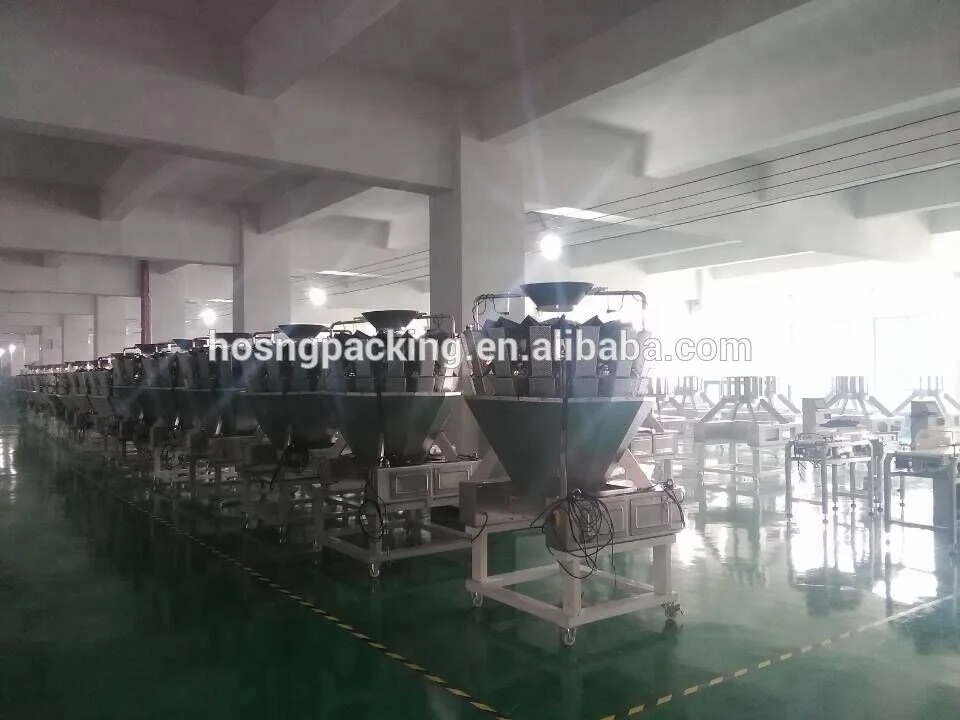 High Accuracy 20 Multiheads Weigher Filling Packaging Machine For Mixed Product Sunflower Seeds Nuts