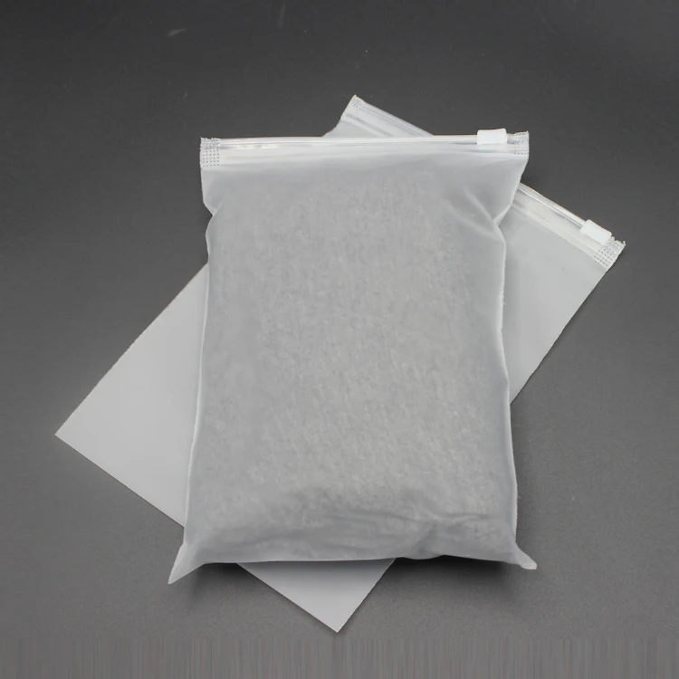 Reclosable Custom Printed Slider Zipper Matte Plastic CPE Clothing Packaging Bag*