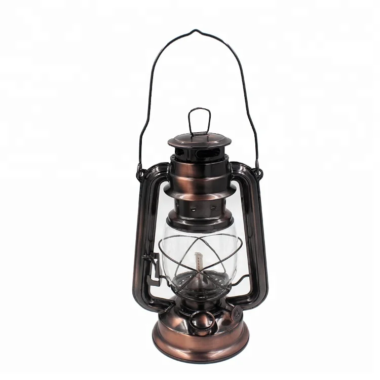 Emergency classic outdoor indoor decorative wild land kerosene vintage OEM glass metal burning 235 oil hurricane Lantern lamp