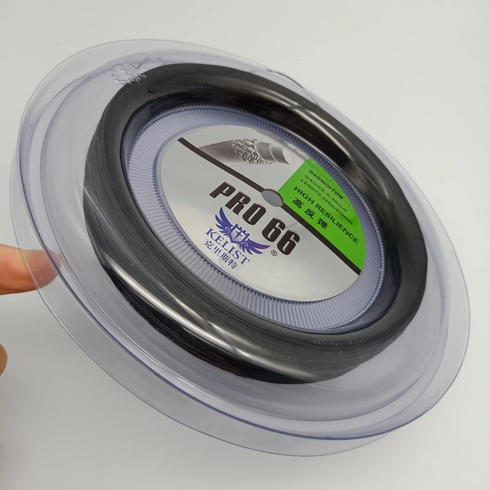 
Superb Hitting Sound High Durability Most Popular Best Seller Racket Reel Badminton String 