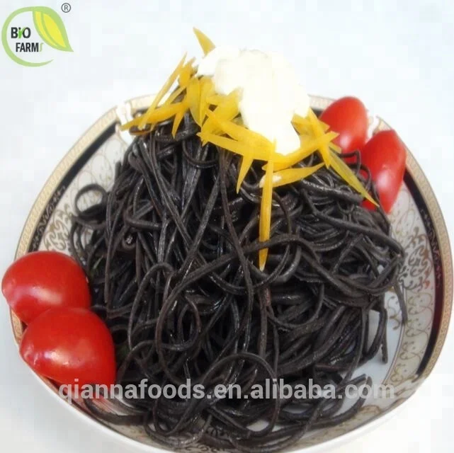 Organic food black bean pasta instant noodles