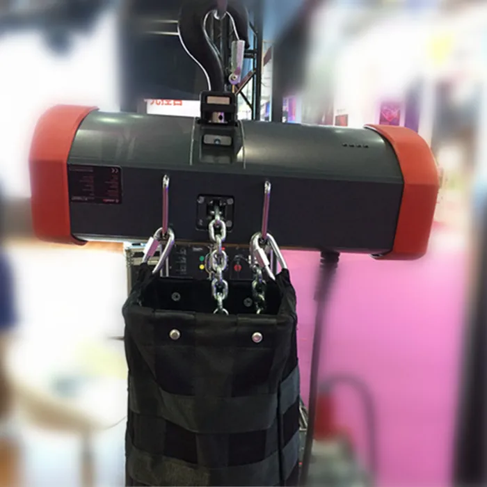 LX8 099 mini portable electric chain hoist or electric chain winch for lifting truss and light and led