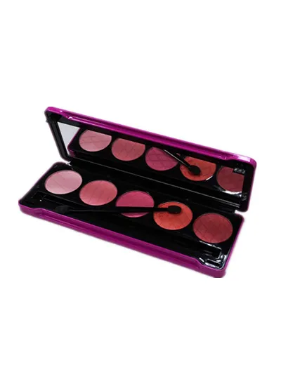 
Empty 5 colors eyeshadow palette tin with mirror makeup palette packaging tin box 