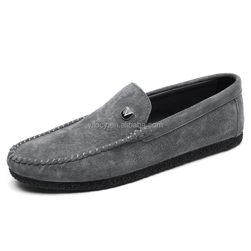 China Wholesale Stylish Soft Suede Loafer Slip-on Driving Shoes for Men