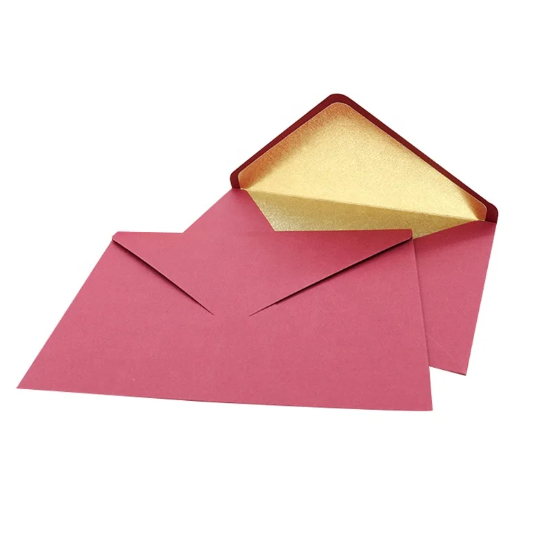 Elegant handmade gift envelope colour lining Pattern envelope