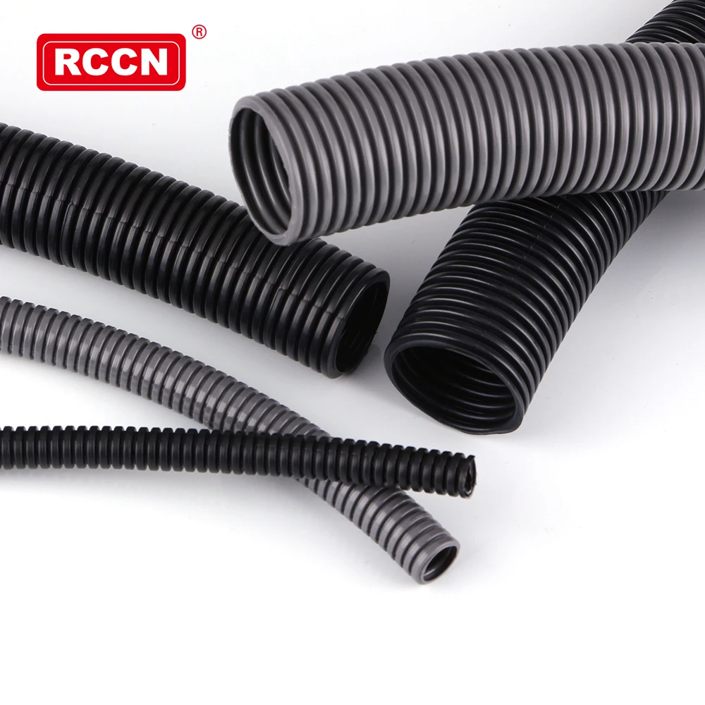 
High Quality Pvc Slotted Flexible Corrugated Electrical Conduit Pipe 