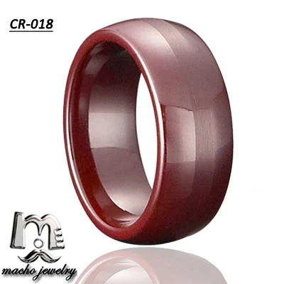 Свободный крой ножа ювелирные изделия пустое кольцо коричневый керамические кольца для мужчин