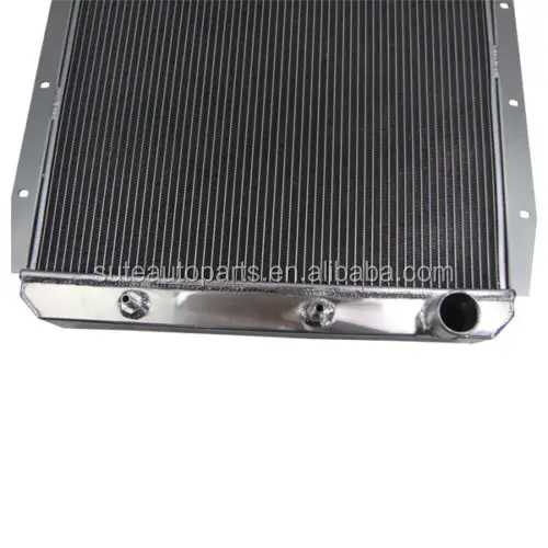 High Performance 3 Rows Aluminum Auto Radiator For Chevrolet Chevy Apache Truck 1955-1959
