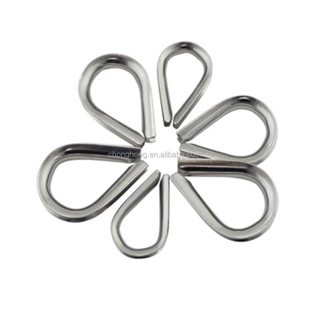 Wire Rope Thimble 304 Stainless Steel Thimble Customization Cable Thimble