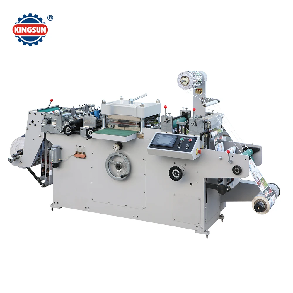 WQM-320G Automatic Flatbed Label Die Cutting Machine with Hot Foil Stamping Device