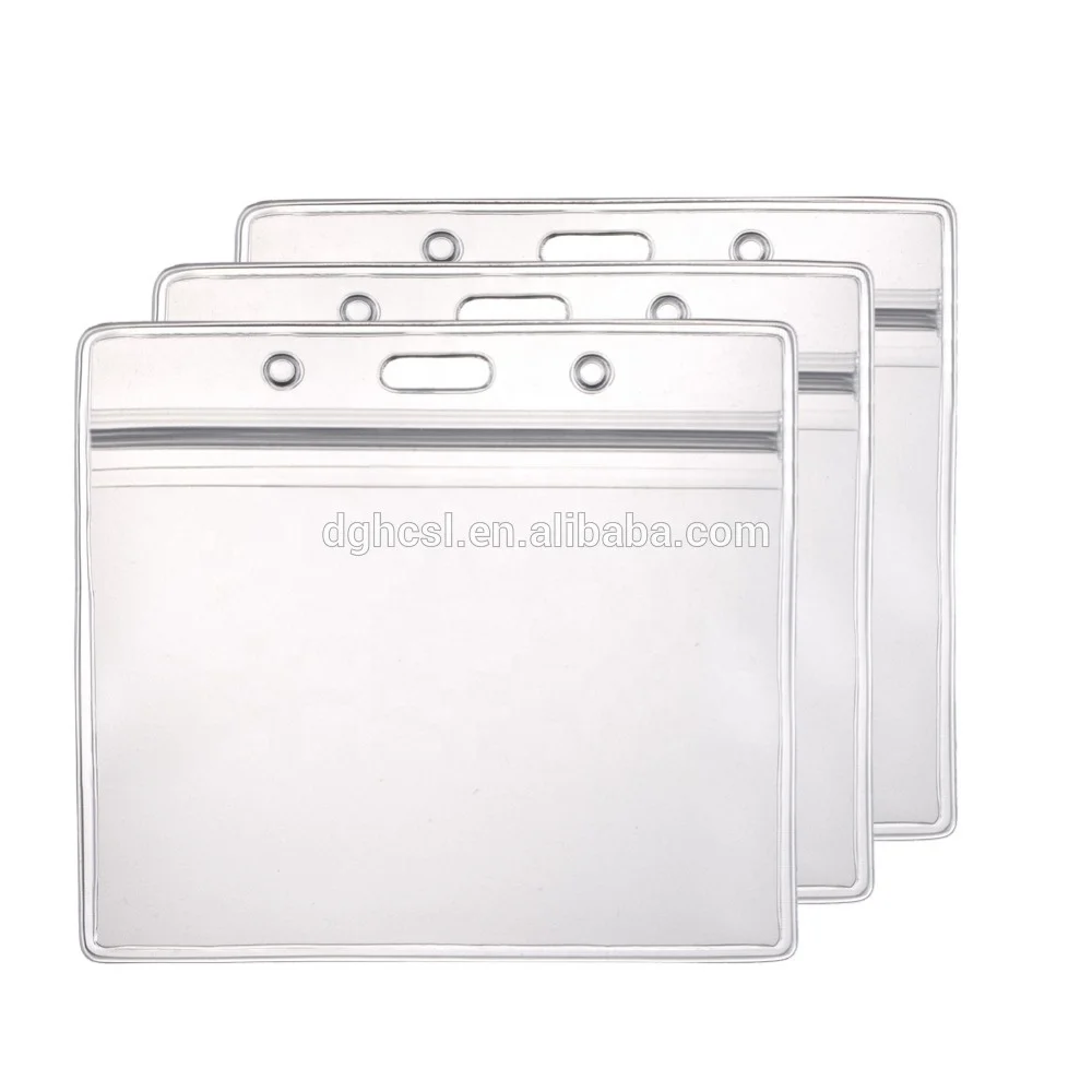 
Huacheng Customized Transparent PVC Card Holder 
