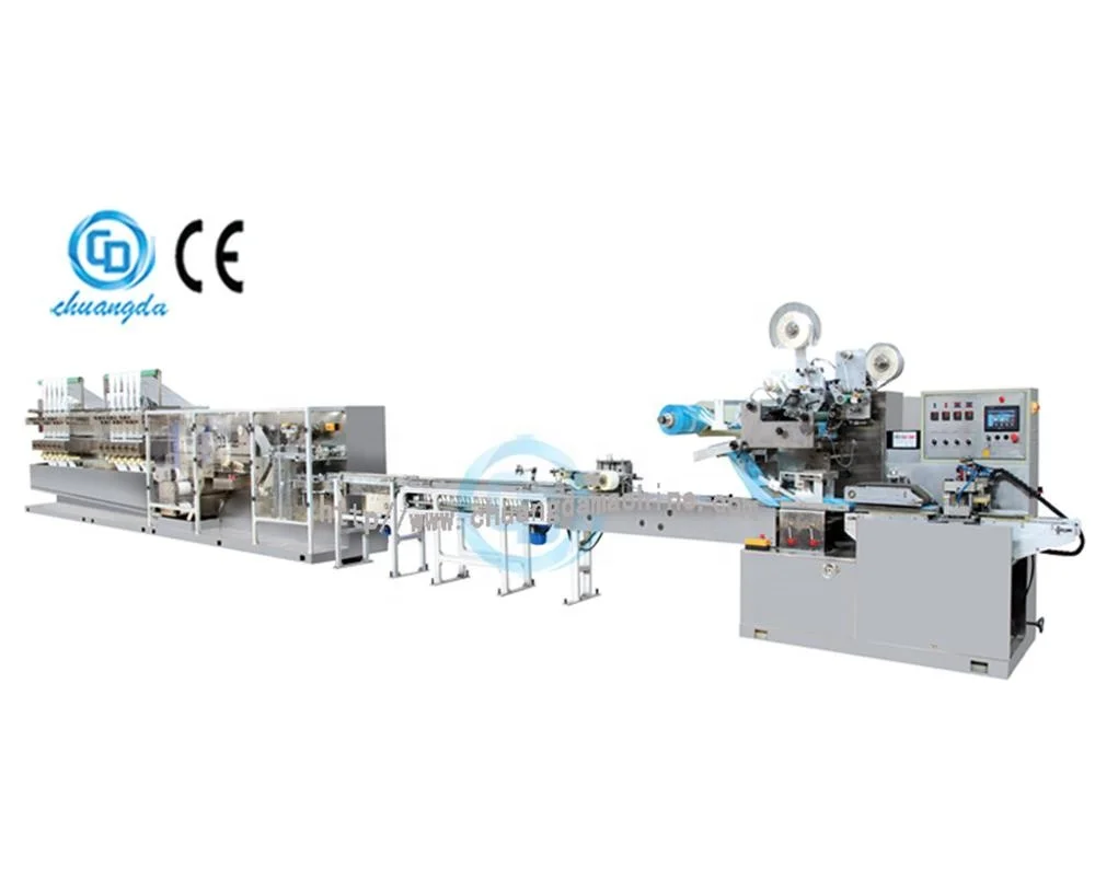 Full Auto  Wipes Production Line Manufacture Wet Tissue Making Machine