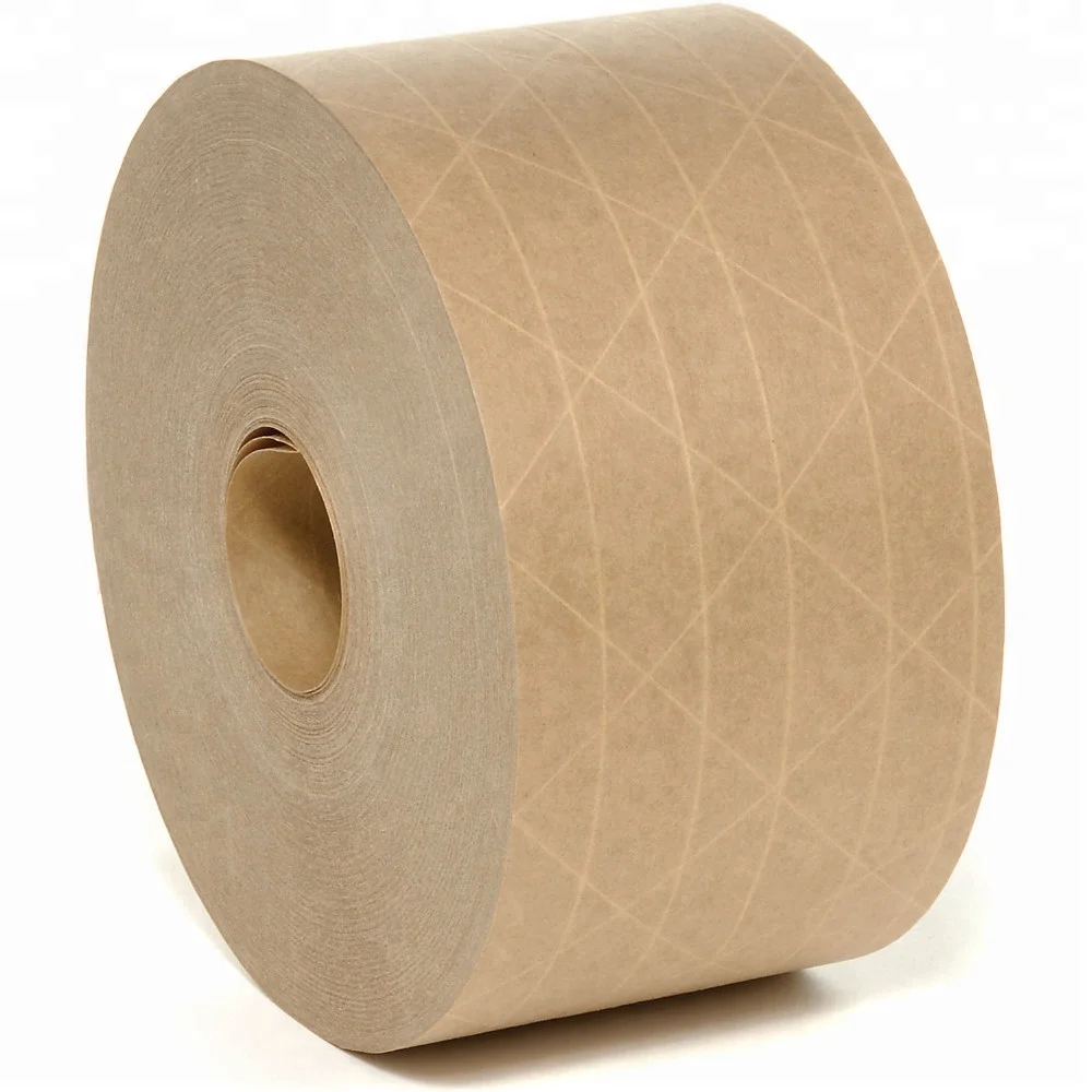 High Quality Kraft Paper Gum Tape For Bag Sealing and Custom Packaging 72mm*50m