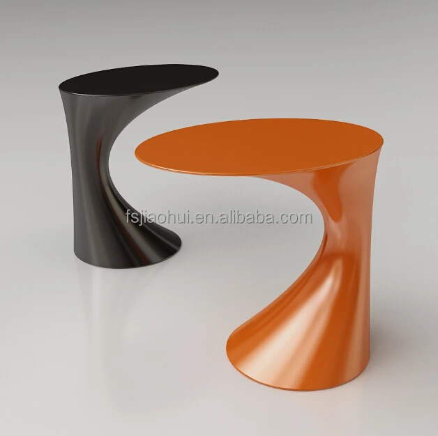 
movable bedroom furniture modern Zanotta Tod fiberglass bed side table 