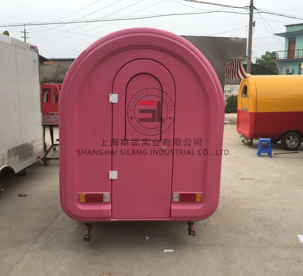 China manufacturer hot dog ice cream retro food trailer for fast food