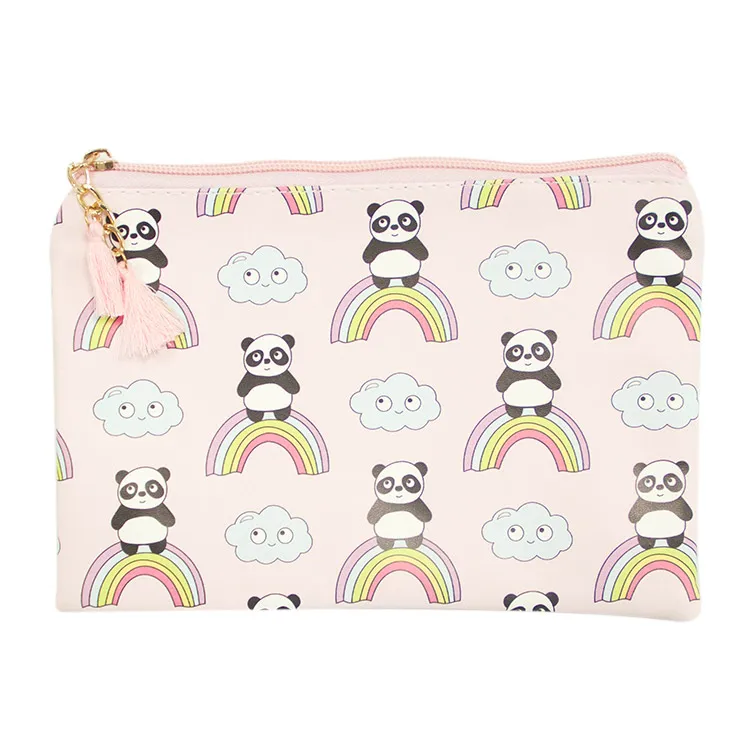 Promotional Zippered PU Pouch Wholesale Mini Cosmetic Bag