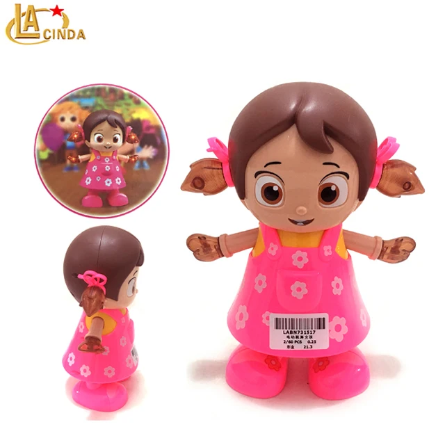 Hot toys Dancing girl toys with light and music,Good quality for South America & Europe market