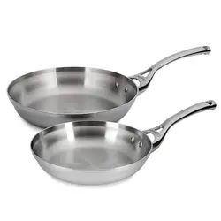 Stainless Steel Material With Bakelite Handle Flat Wok sauce pan Frying Pan