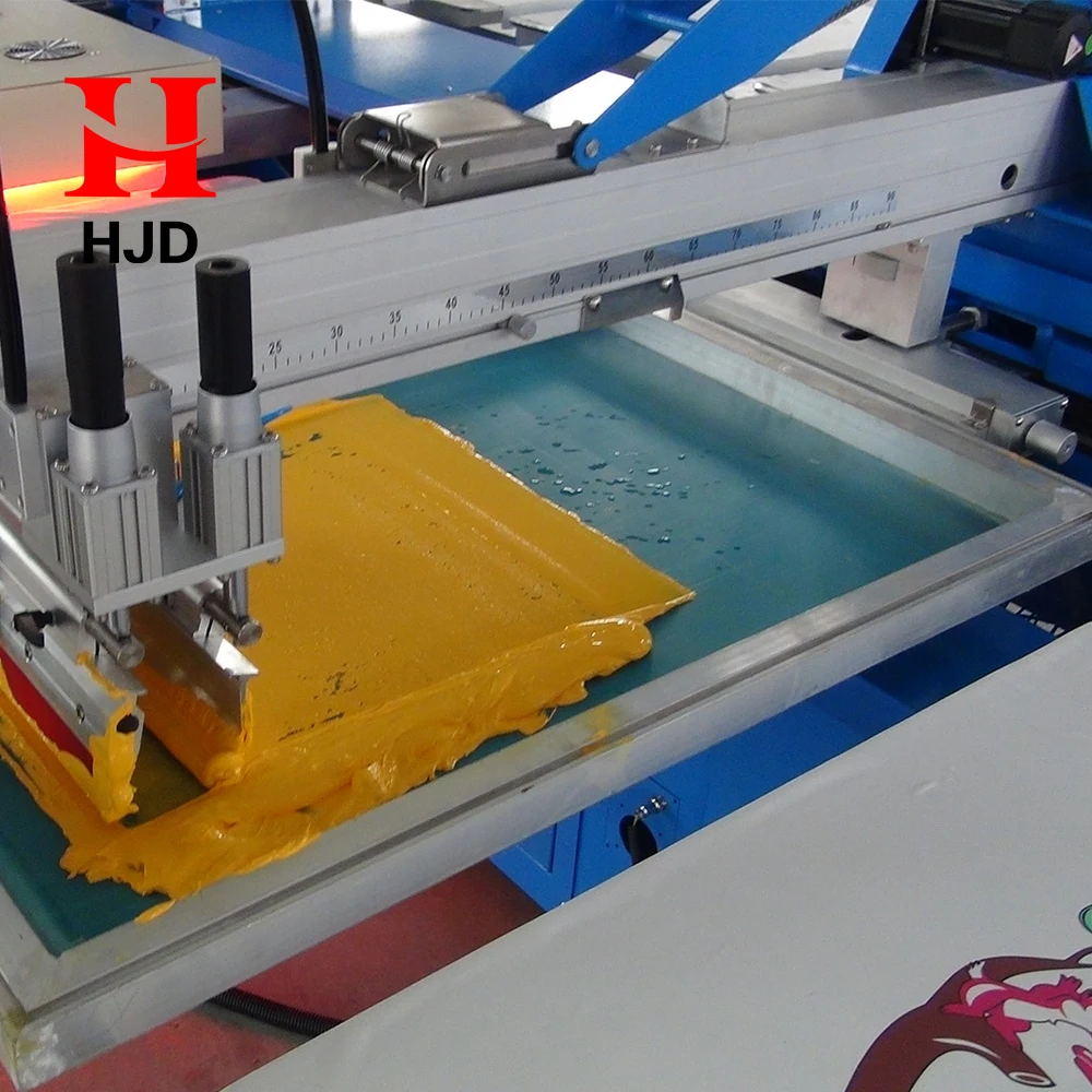 4 Colors Automatic Silk Screen Printing Equipment Rotating Screen Printing Machine For T Shirt