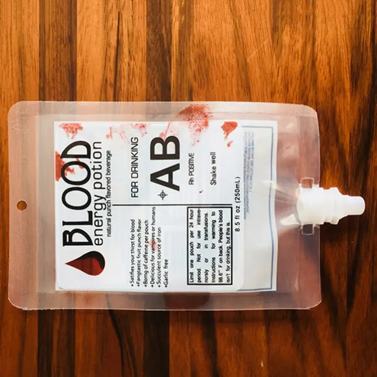 Empty Blood Bag For Candy Blood Bag Liquid