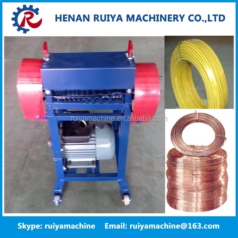 Good feedback scrap wire peeling machine, scrap wire stripping equipment, cable stripper machine