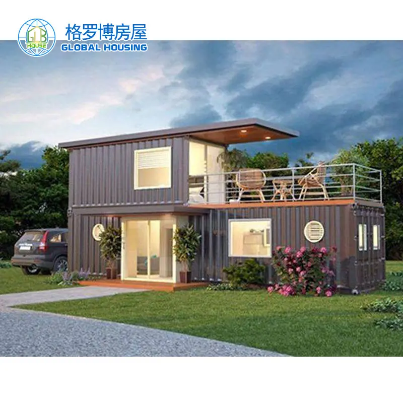 low cost 40ft 20ft living prefab shipping container house / office / homes /building