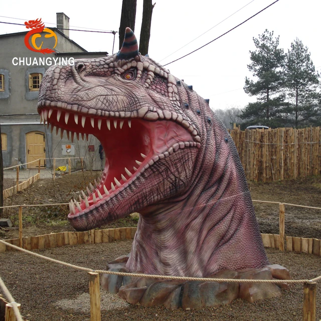 2018 Hot Sale Fiberglass Dinosaur Head For Sale