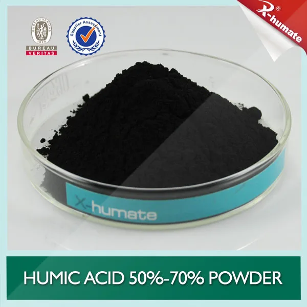 леонардита гуминовых кислот 70% черный порошок
