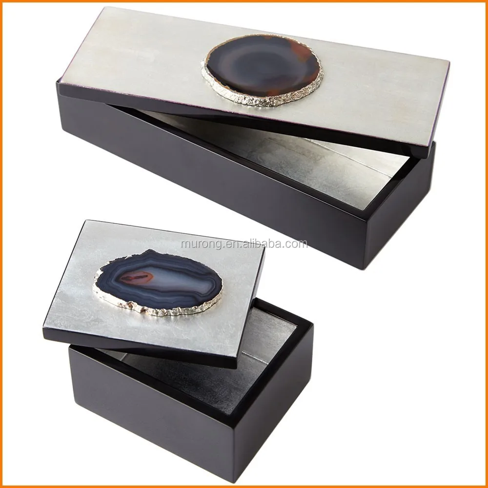 Уникальные лакированные деревянные коробки для безделушек