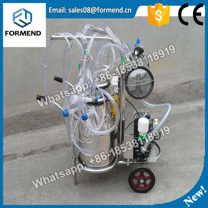 Diesel Engine Double Bucket Cow Milking Machine