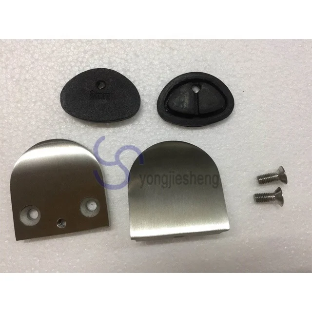 new product balustrade handrail satin casting glass clamp stainless steel railing accessories bracket
