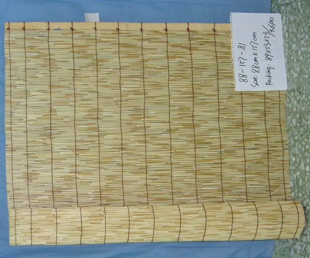 natural woven reed mat