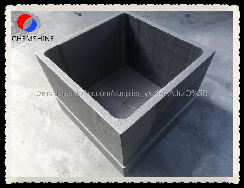 Изостатического Графитовых Тиглях Горшок для Плавления