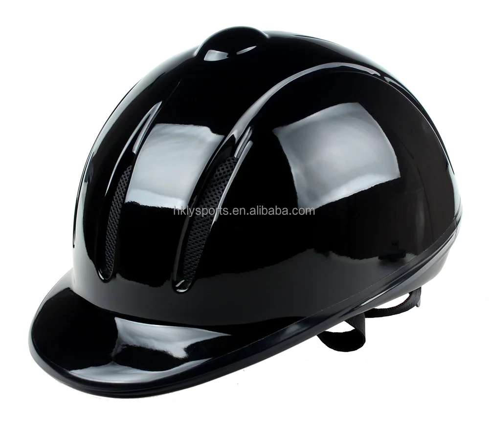Kids Adult Black Adjustable horse equipment equestrian helmet