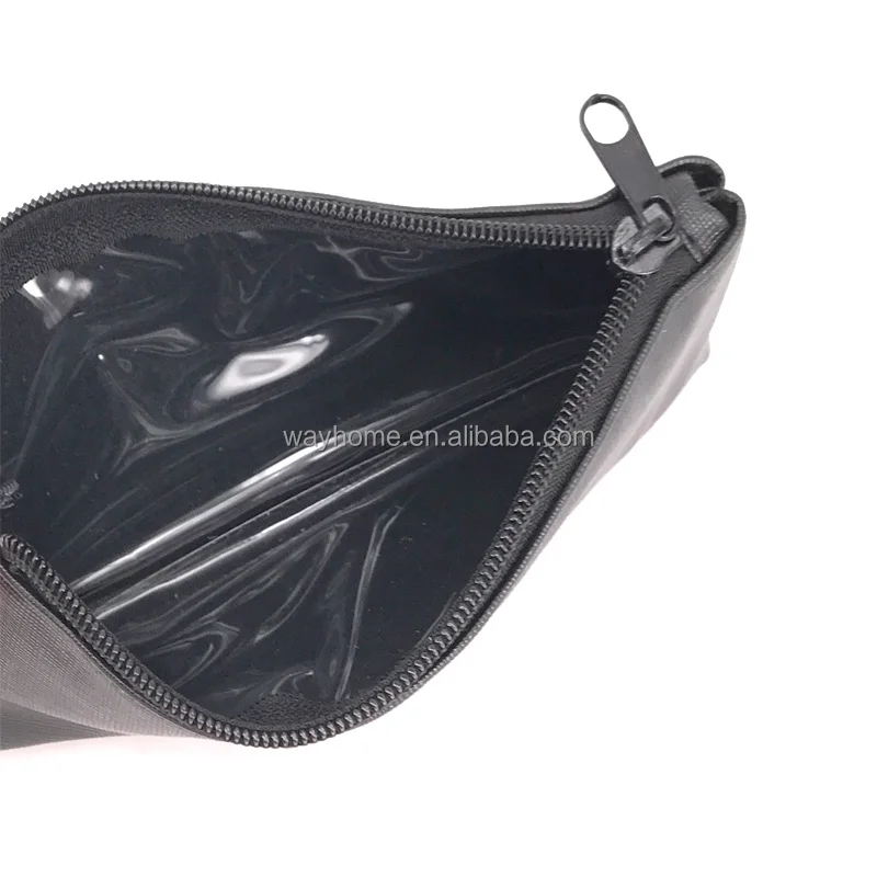 NEW! PU WATER PROOF BAG WITH ZIPPER  HAND BAG TOBACCO SMOKING PIPE LEATHER BAG/POUCH/CASE  TB-007V-B