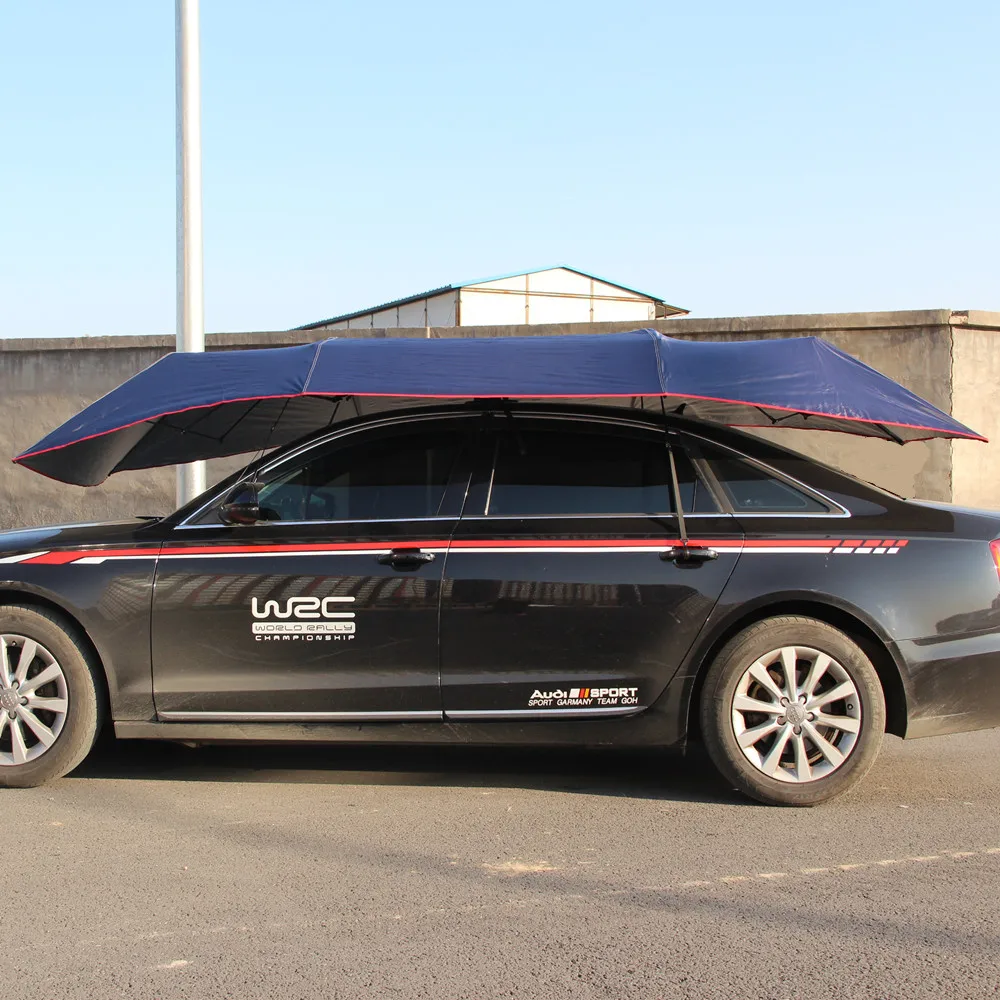 Полный автоматический дистанционным управлением автомобиля зонтик тент укрытие Электрический Подогрев зонт