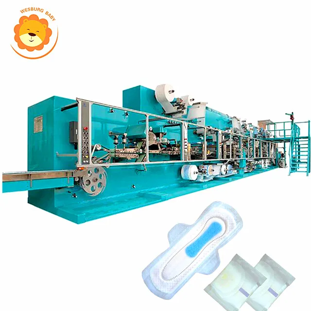 
Китайская машина для производства гигиенических прокладок 