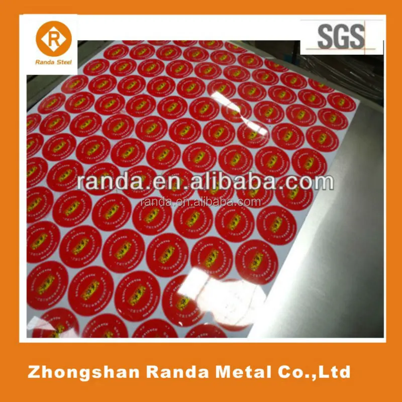 MR / SPCC JISG 3303 standard -- Printed tinplate sheets -- Randa steel