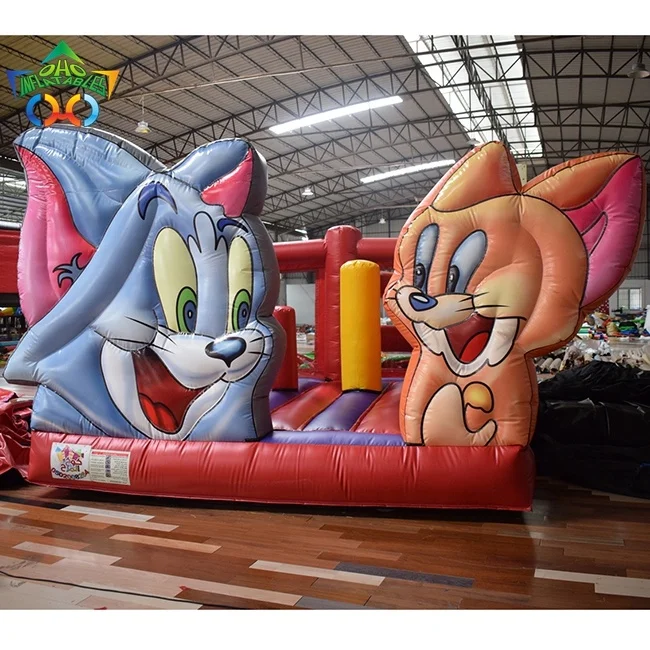 New Bounce House Bouncy Castle Tom and Jerry Inflatable Bouncer for Kids