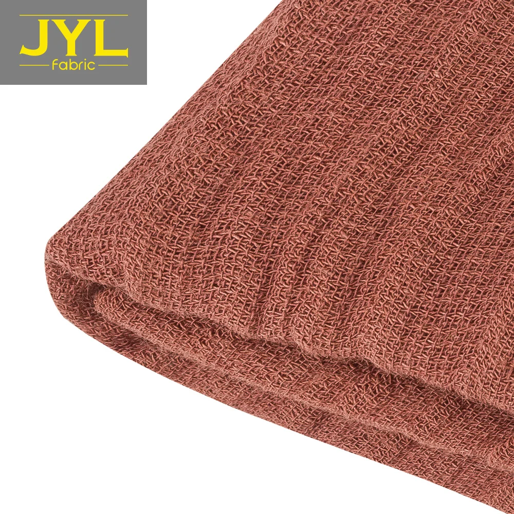 
JYL 65% ramie 35% cotton fabric for home textile upholstery stonewashed and dyed fabric GL1032# 