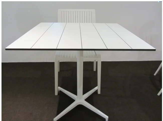 hig pressure laminate HPL table top customized by CNC machine